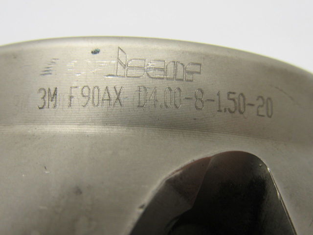 Iscar 3M F90AX D4.00-8-1.50-20 90° Heavy Duty  8 Indexable Insert 4" Face Mill