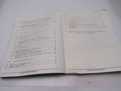 Okuma OSP500(0)L-G LB9 CNC Gauging Manual 2nd Edition Nov. 1988 Publ .# CB005-R1