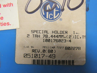 AMEC 051017-49 Rev 0(B0) Indexing Chamfer Tool Holder 2 TAH 78.444MM Oil Fed