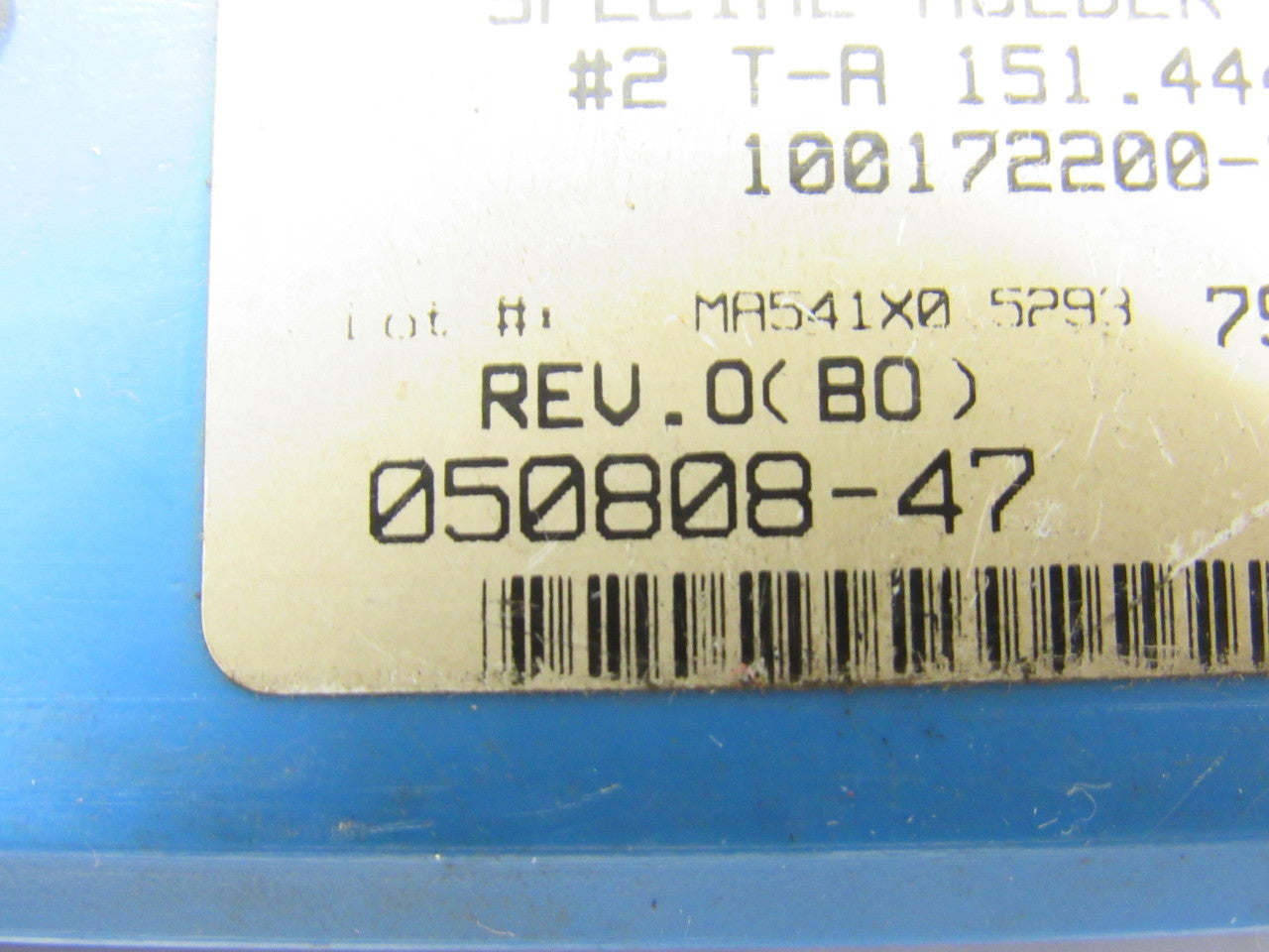 AMEC 050808-47 Rev 0(B0) Indexing Step Bore Chamfer Tool #2 T-A 151.444 mm