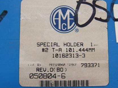 AMEC 050804-6 Rev 0(B0) Indexing Bore Counter bore Tool Holder #2 T-A 101.444mm