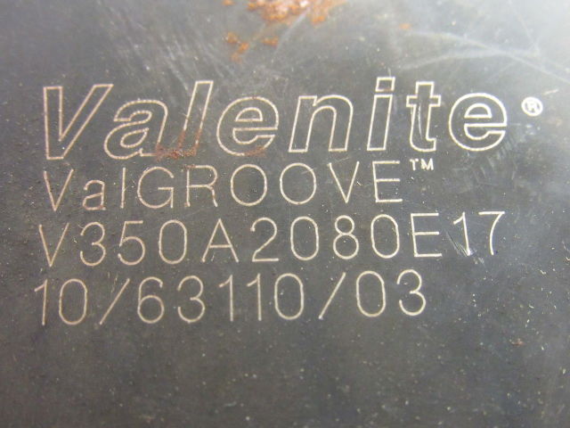 Valenite V350A2080E17 Slotting End Mill 8" Diameter .204" Slot Width 1.5" Arbor