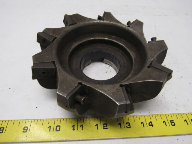 Iscar 3MF75AXD6.0-9-2.0-20 75° Face Mill Index Insert Tool Holder 6" 2" Arbor