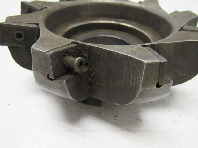 Iscar 3MF75AXD6.0-9-2.0-20 75° Face Mill Index Insert Tool Holder 6" 2" Arbor