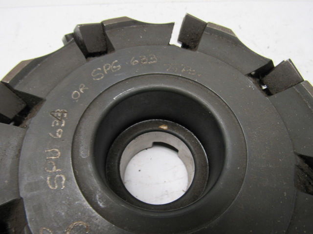 6" End Mill Face Cutter 45° 1.50" Arbor