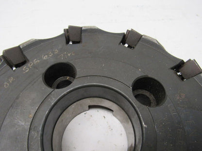 Valenite VMC-76-6-0810 R 8T0 8" Shoulder Mill Cutter 45° 2.500" Arbor
