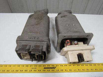 SMC/Line Power Mining Coupler Plug 500A 1000V Low Voltage Male & Female Set of 2