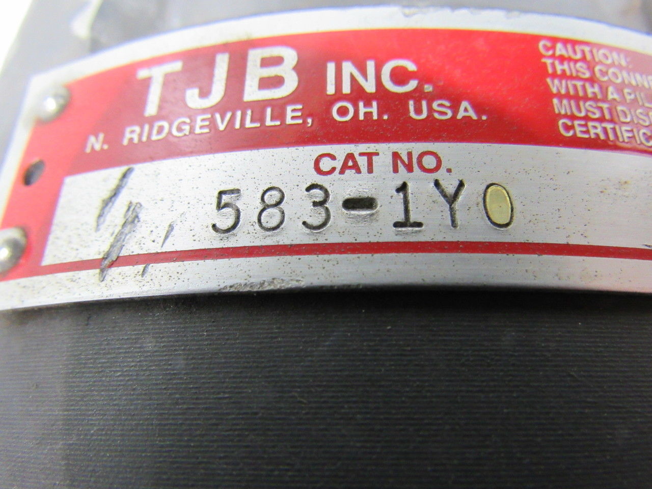TJB 583-1Y0/513-10 Bell Coupler Electric Plug 355A 5KVA High Voltage