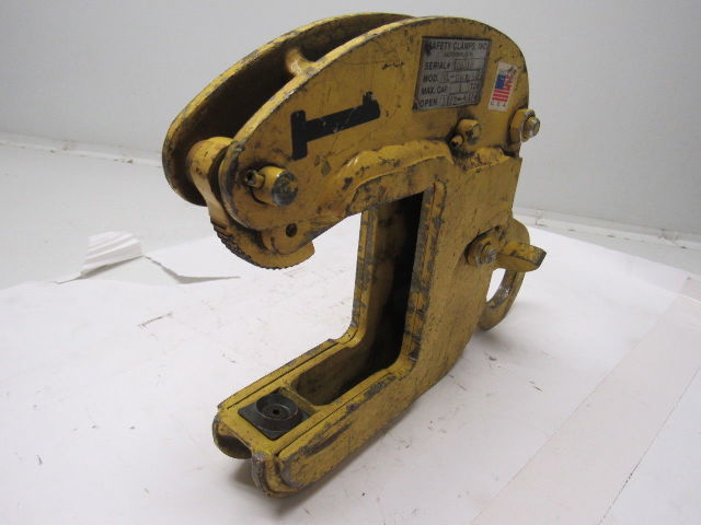 Safety Clamps VL-UNIV SPEC 1 Ton Capacity Vertical Lifting Clamp 3-1/2"-4-1/4"