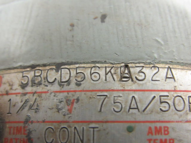 GE General Electric 5BCD56KA32A 1/4 HP DC Electric Motor 56 Frame 1725RPM
