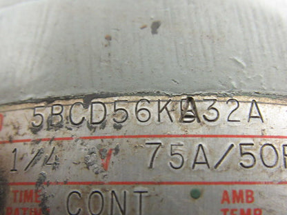 GE General Electric 5BCD56KA32A 1/4 HP DC Electric Motor 56 Frame 1725RPM