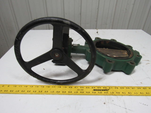 Stockham LG722-BS3E 8" Lug Type Butterfly Valve W/Manual Hand Wheel Actuated