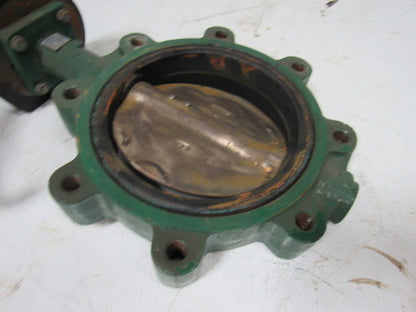Stockham LG722-BS3E 8" Lug Type Butterfly Valve W/Manual Hand Wheel Actuated