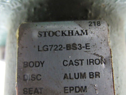 Stockham LG722-BS3E 8" Lug Type Butterfly Valve W/Manual Hand Wheel Actuated