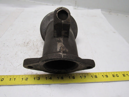 Wheelabrator 6-610685 Feed Spout 2-1/2" Diameter 4-1/2" bolt Center NOS