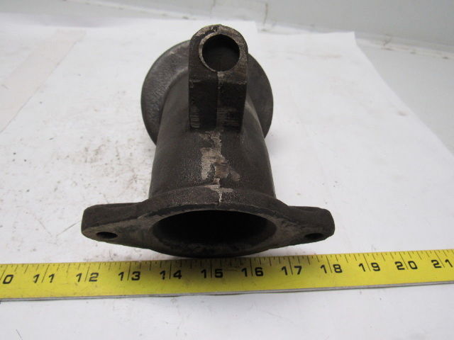 Wheelabrator 6-610685 Feed Spout 2-1/2" Diameter 4-1/2" bolt Center NOS