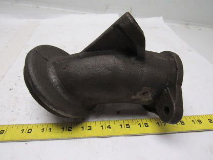 Wheelabrator 6-610685 Feed Spout 2-1/2" Diameter 4-1/2" bolt Center NOS