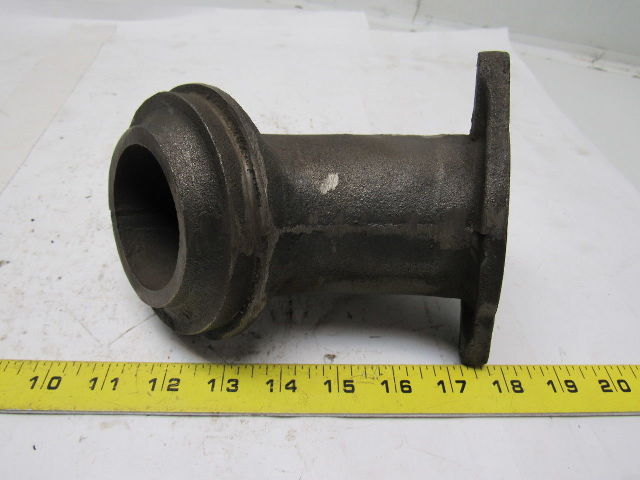 Wheelabrator 6-610685 Feed Spout 2-1/2" Diameter 4-1/2" bolt Center NOS