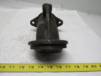 Wheelabrator 6-610685 Feed Spout 2-1/2" Diameter 4-1/2" bolt Center NOS