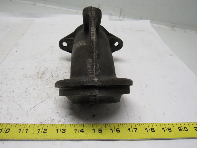 Wheelabrator 6-610685 Feed Spout 2-1/2" Diameter 4-1/2" bolt Center NOS