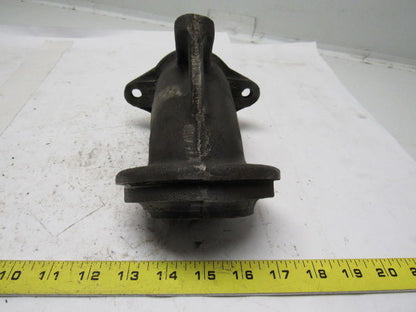 Wheelabrator 6-610685 Feed Spout 2-1/2" Diameter 4-1/2" bolt Center NOS