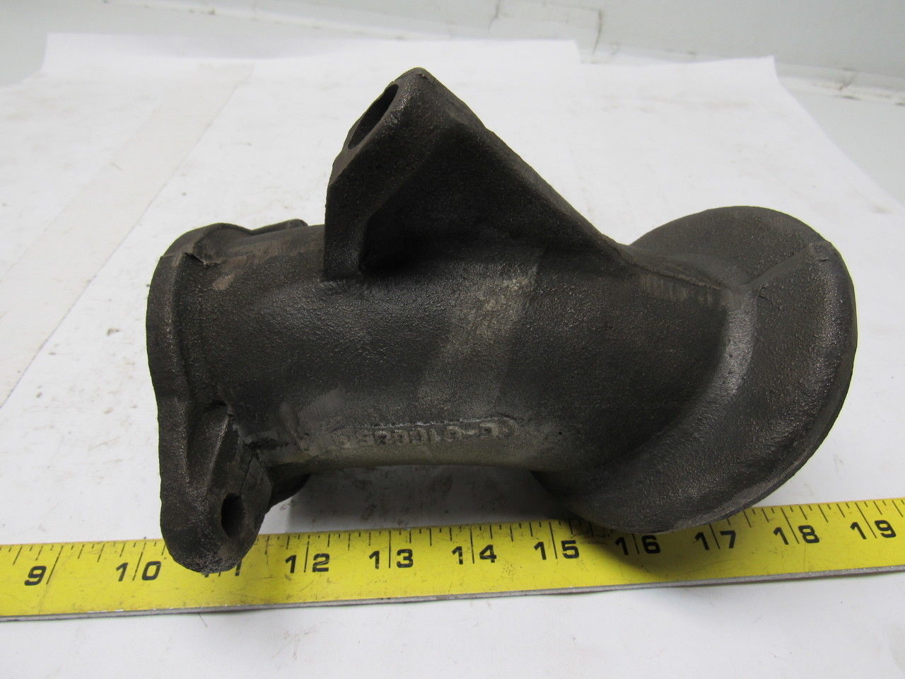 Wheelabrator 6-610685 Feed Spout 2-1/2" Diameter 4-1/2" bolt Center NOS