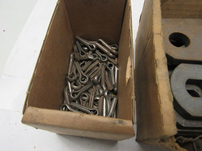 Rex Rexnord A-111-WS Engineered Chain Cottered 4-3/4" Pitch Lot of 115 misc pcs