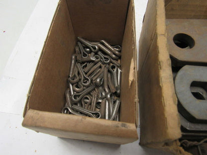 Rex Rexnord A-111-WS Engineered Chain Cottered 4-3/4" Pitch Lot of 115 misc pcs