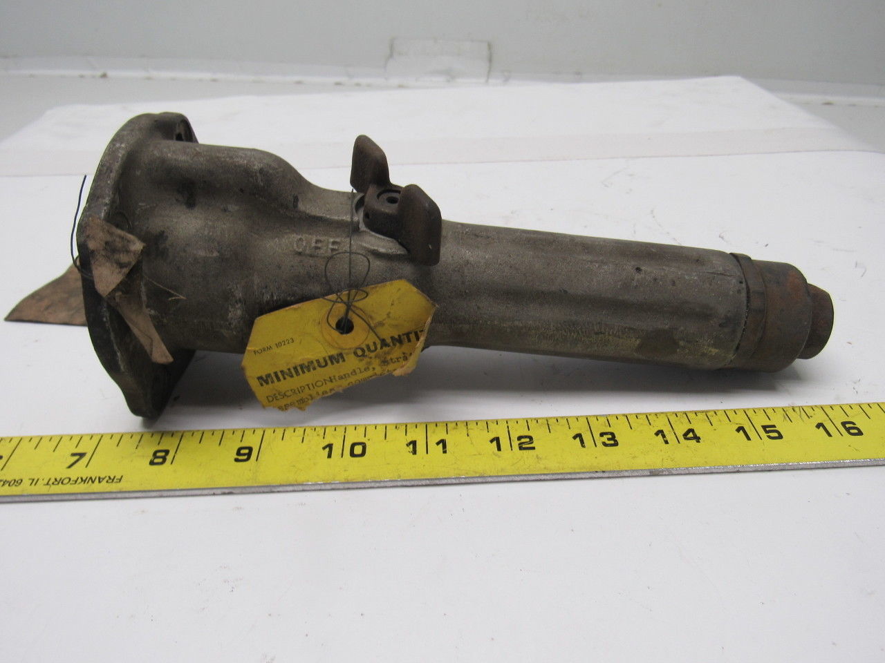 Cleveland 843475 Straight Pneumatic Air Grinder Handle W/Thumb Switch
