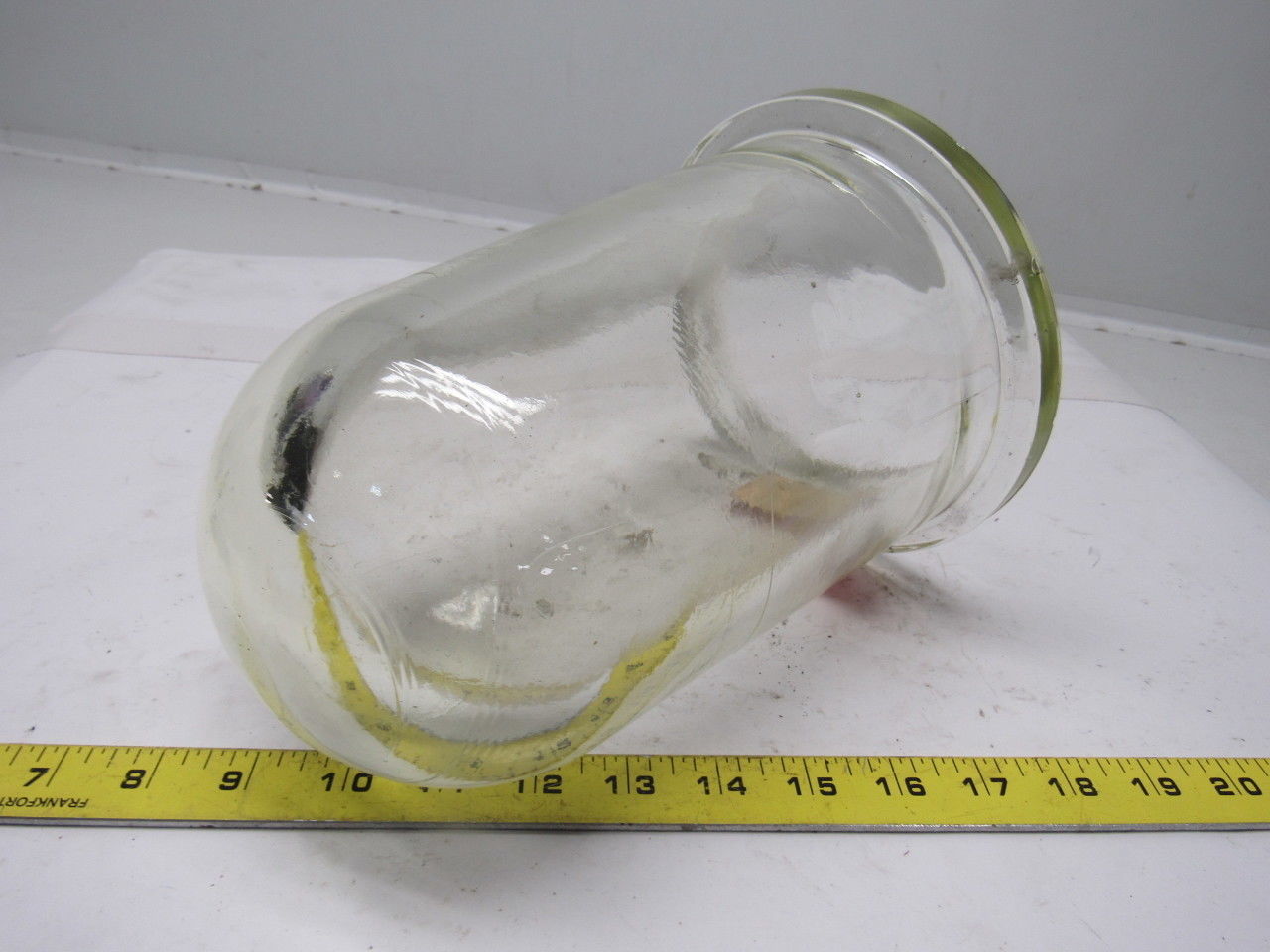 W.W. Sly MFG. Vintage Industrial Explosion Proof Pyrex Glass Light Globe