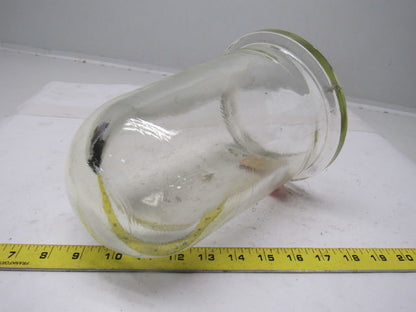 W.W. Sly MFG. Vintage Industrial Explosion Proof Pyrex Glass Light Globe