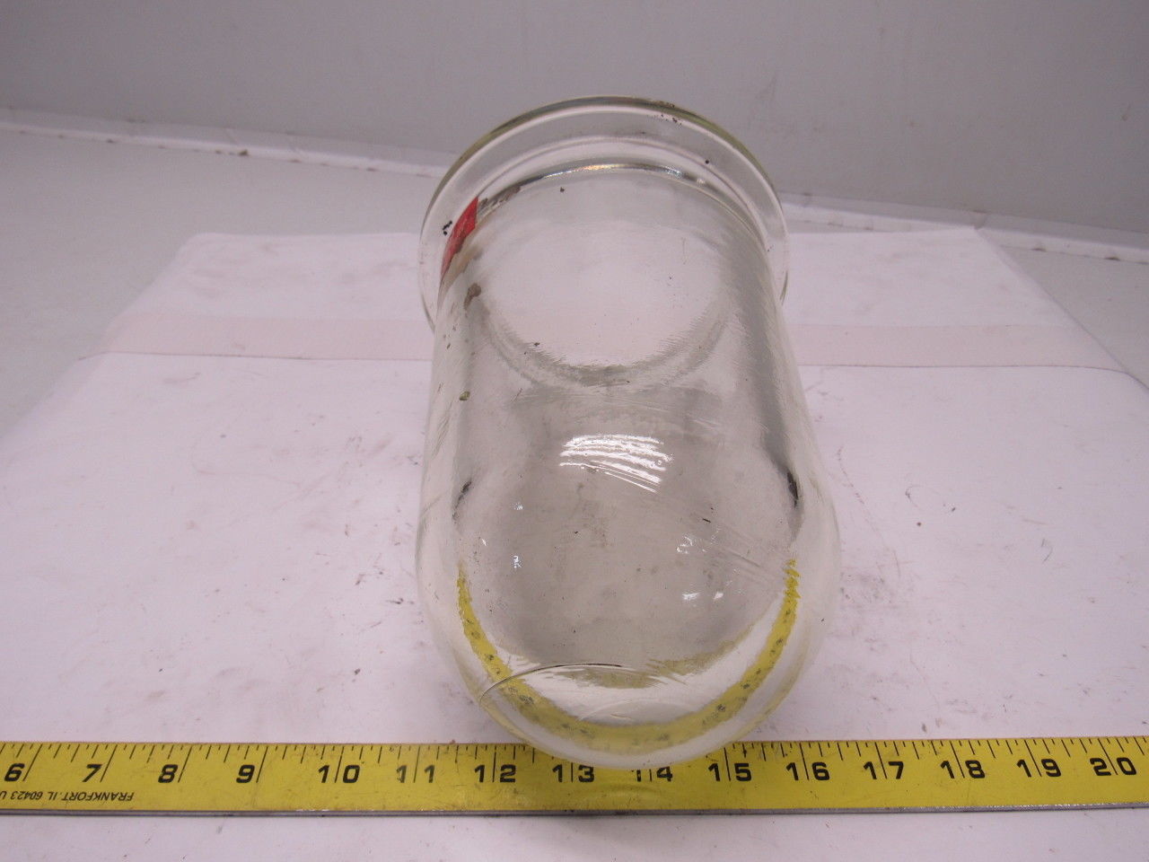 W.W. Sly MFG. Vintage Industrial Explosion Proof Pyrex Glass Light Globe
