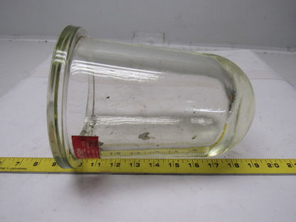 W.W. Sly MFG. Vintage Industrial Explosion Proof Pyrex Glass Light Globe