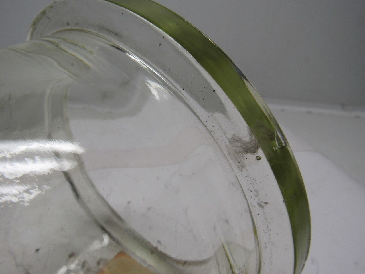 W.W. Sly MFG. Vintage Industrial Explosion Proof Pyrex Glass Light Globe