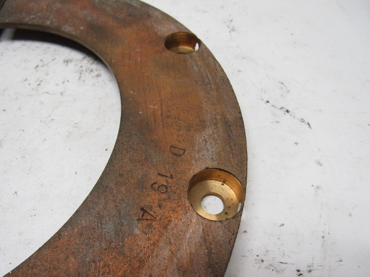 Simplicity Bronze Slinger Bearing Shield For Shakeouts Serial # 510-SODE-2-155