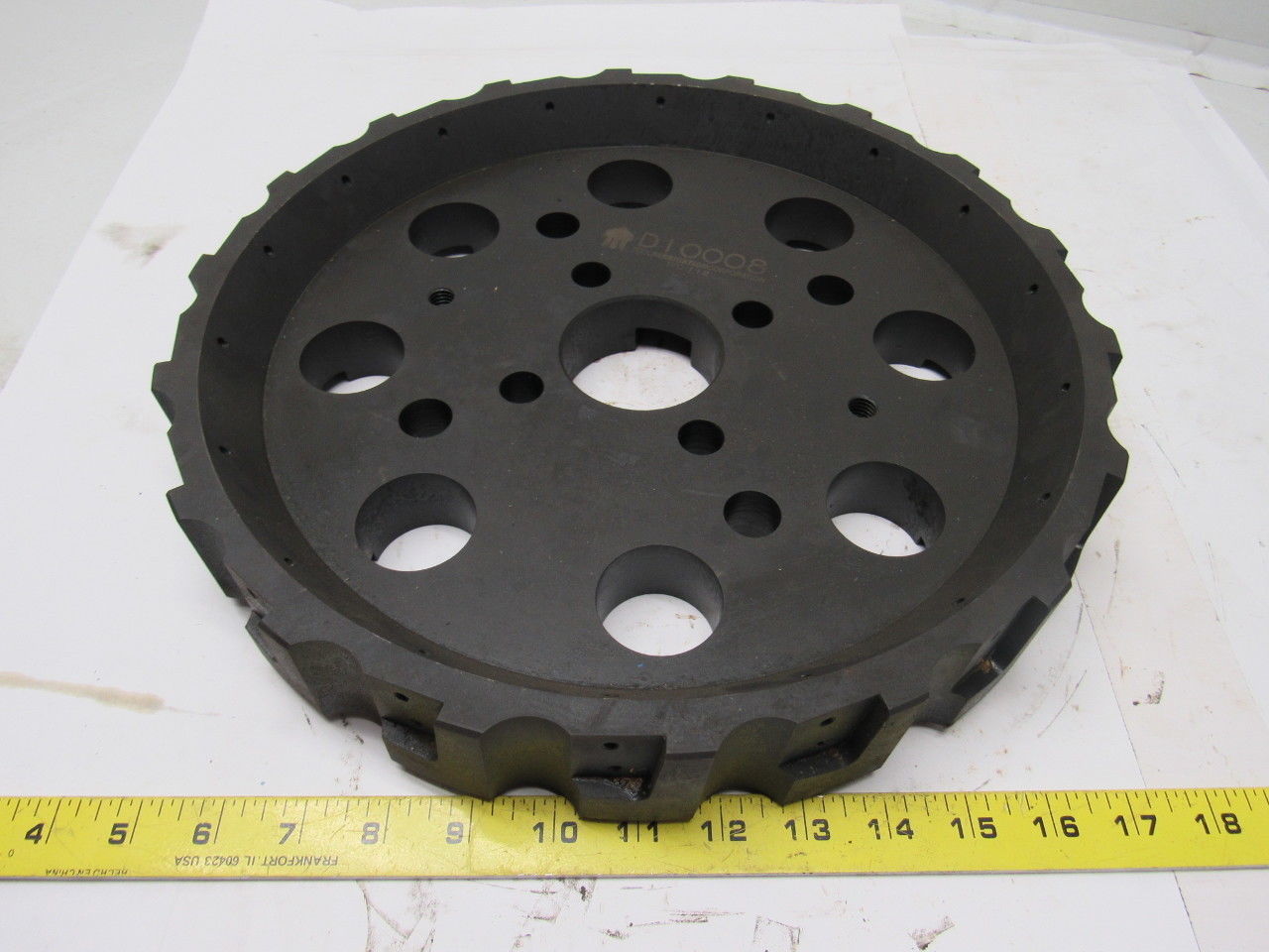 Tool Fabrication Corporation D10008 14" Shell Face Mill 2-1/2" Arbor Hole