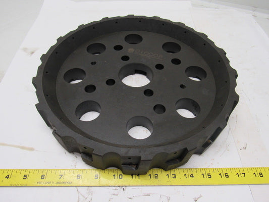 Tool Fabrication Corporation D10008 14" Shell Face Mill 2-1/2" Arbor Hole