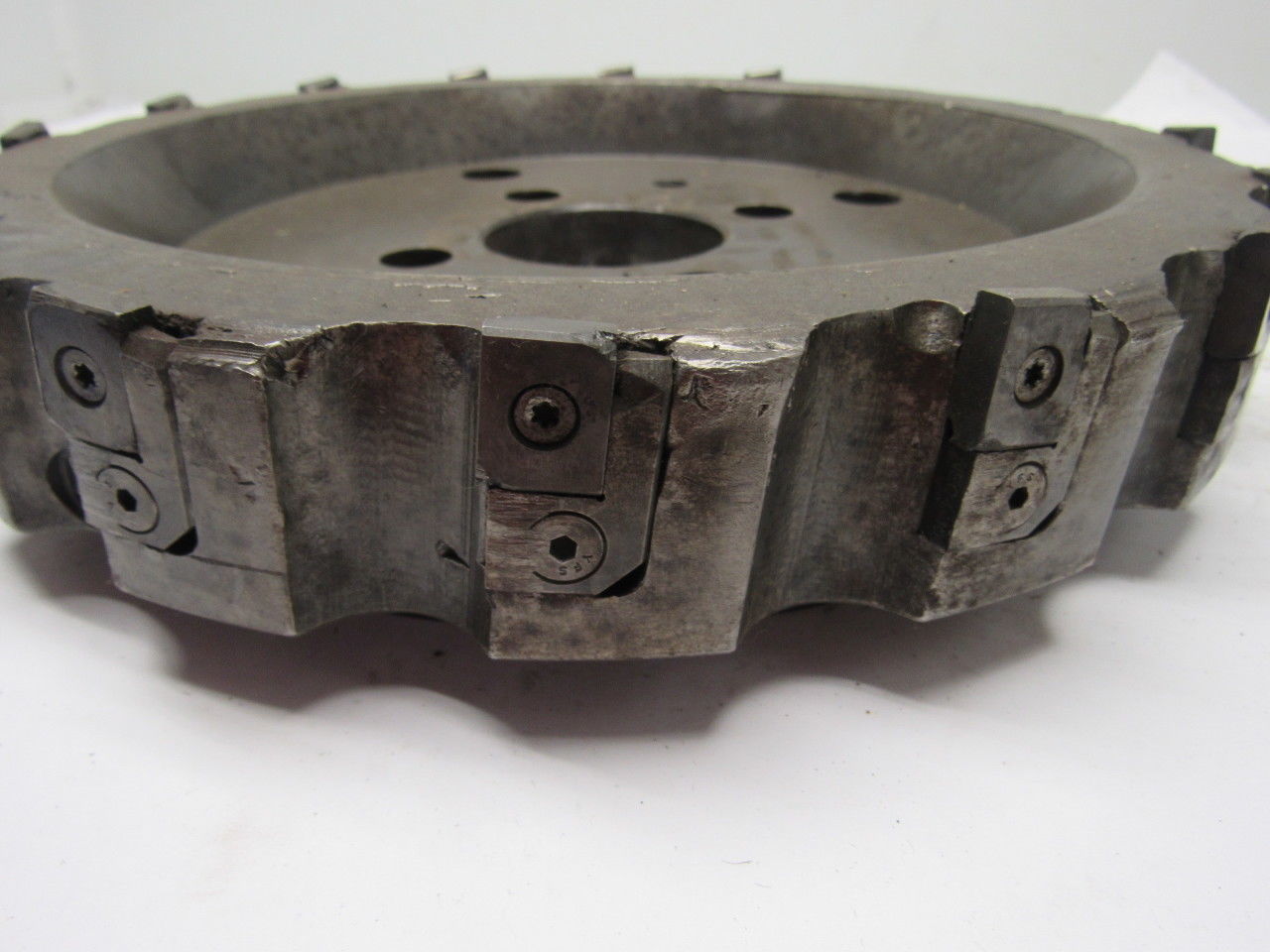 Ingersoll 6K2K12L50 12" Shell Face Mill 2-1/2" Arbor Hole W/16 Inserts
