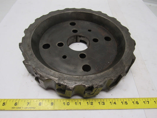 3023092 12" Shell Face Mill 2-1/2" Arbor Hole W/16 Inserts