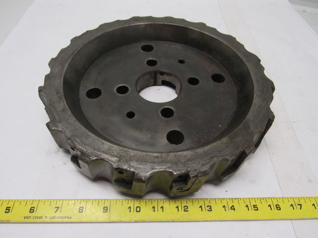 3023092 12" Shell Face Mill 2-1/2" Arbor Hole W/16 Inserts