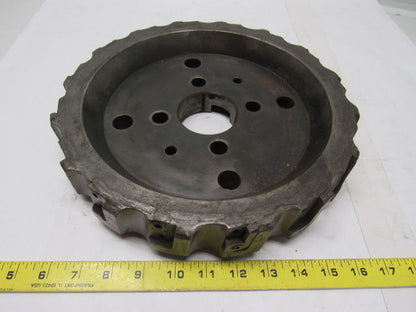 3023092 12" Shell Face Mill 2-1/2" Arbor Hole W/16 Inserts