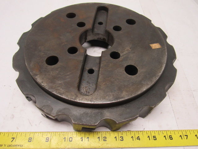 3023092 12" Shell Face Mill 2-1/2" Arbor Hole W/16 Inserts