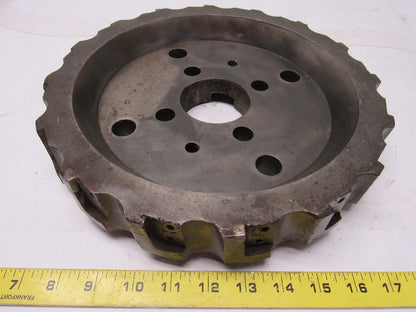 Ingersoll 6K2K12R50 12" Shell Face Mill 2-1/2" Arbor Hole W/16 Inserts