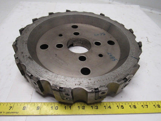 Ingersoll 6K2K12R50 12" Shell Face Mill 2-1/2" Arbor Hole W/16 Inserts
