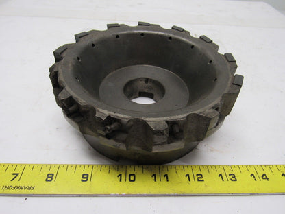 Ingersoll 6K6V-06R01 6" Indexable Face Mill 0-degree Heavy-Duty Coarse