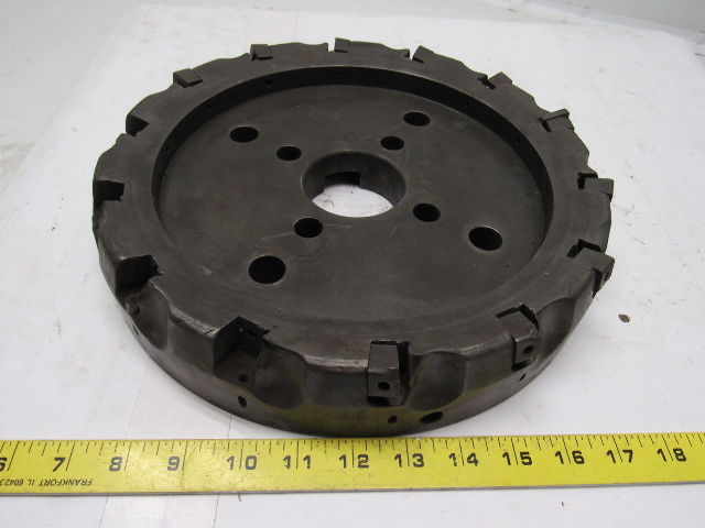 Carboloy 7 15 4-1214-R5 12" Indexable Face Mill Cutter 14 Inserts 2-1/2" Arbor