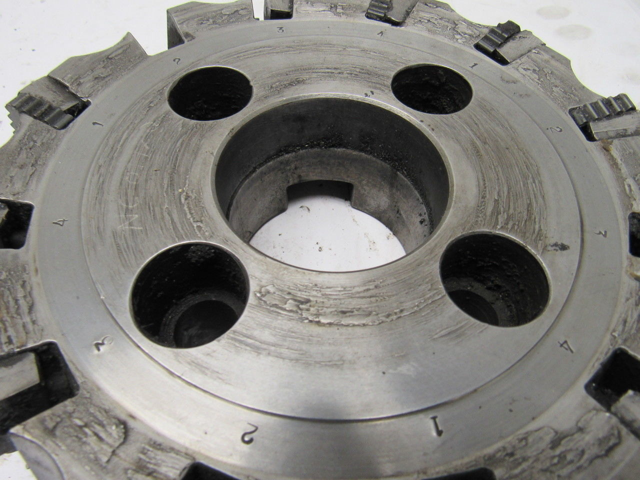 Valenite SN6S-15-08-12-RN-Y 8" Face Mill Cutter 12 Inserts 2-1/2" Arbor