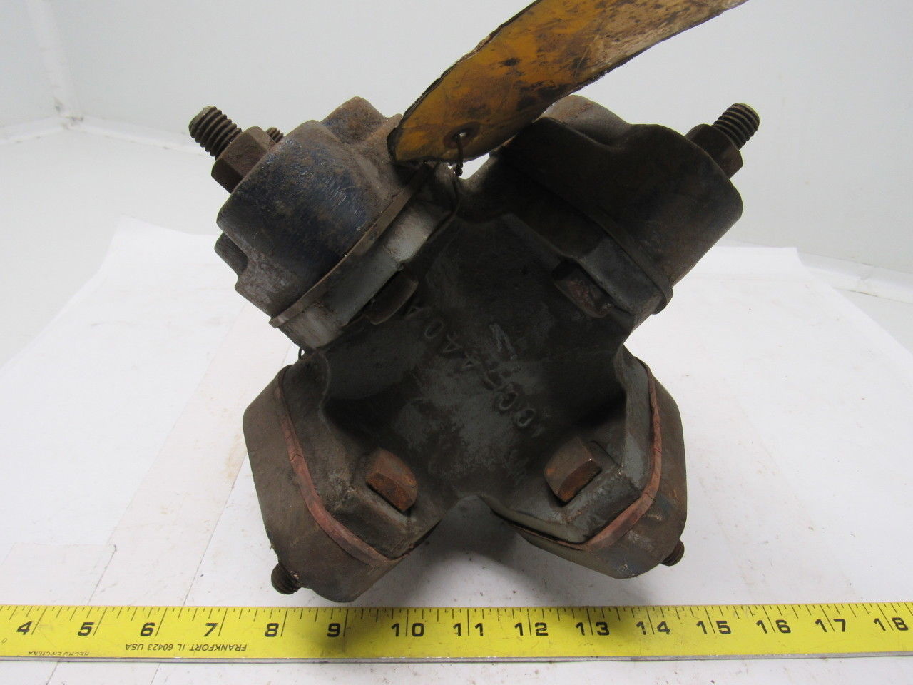 GG-440A Abrasive Line Pipe Cross W/2 Bolt Flange 2"-12 Threads