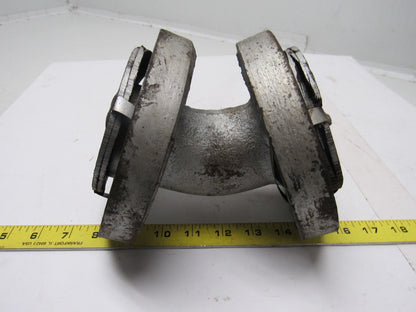 1-1/2" Cast Steel Flanged 45 Degree Pipe Elbow W/(4) 7/8" Bolt Holes