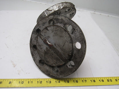 2" Cast Steel 300lb Flanged 90 Degree Pipe Elbow W/(8) 7/8" Bolt Holes
